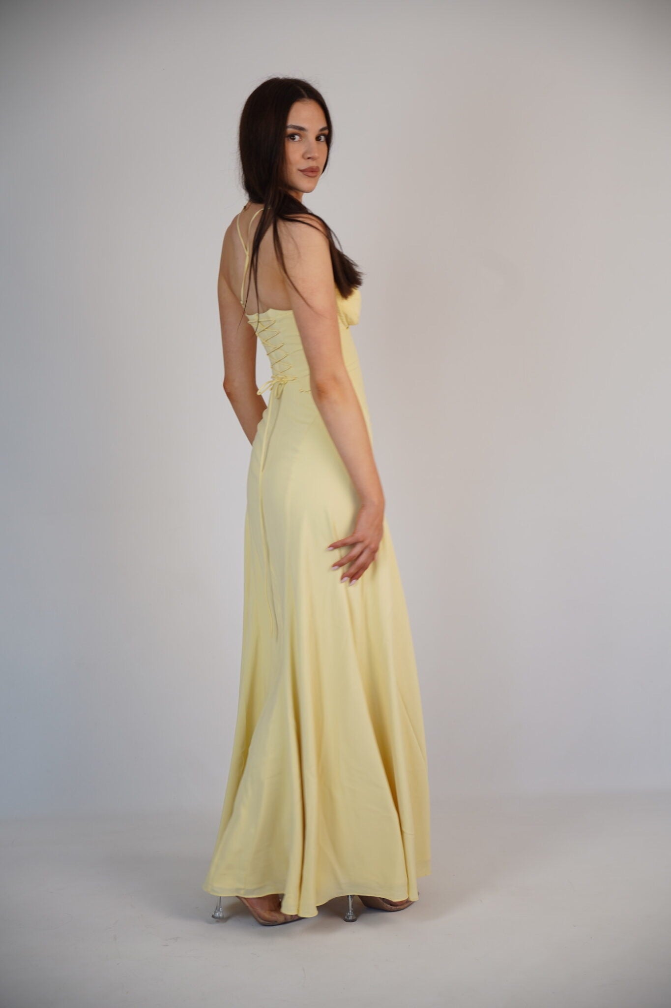 BELLEZZAMIA™ Robe longue jaune